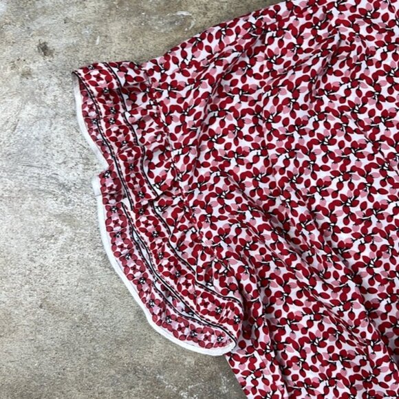 Max Studio patterned pink and Red Women's TopSize: Small - Picture 3 of 6